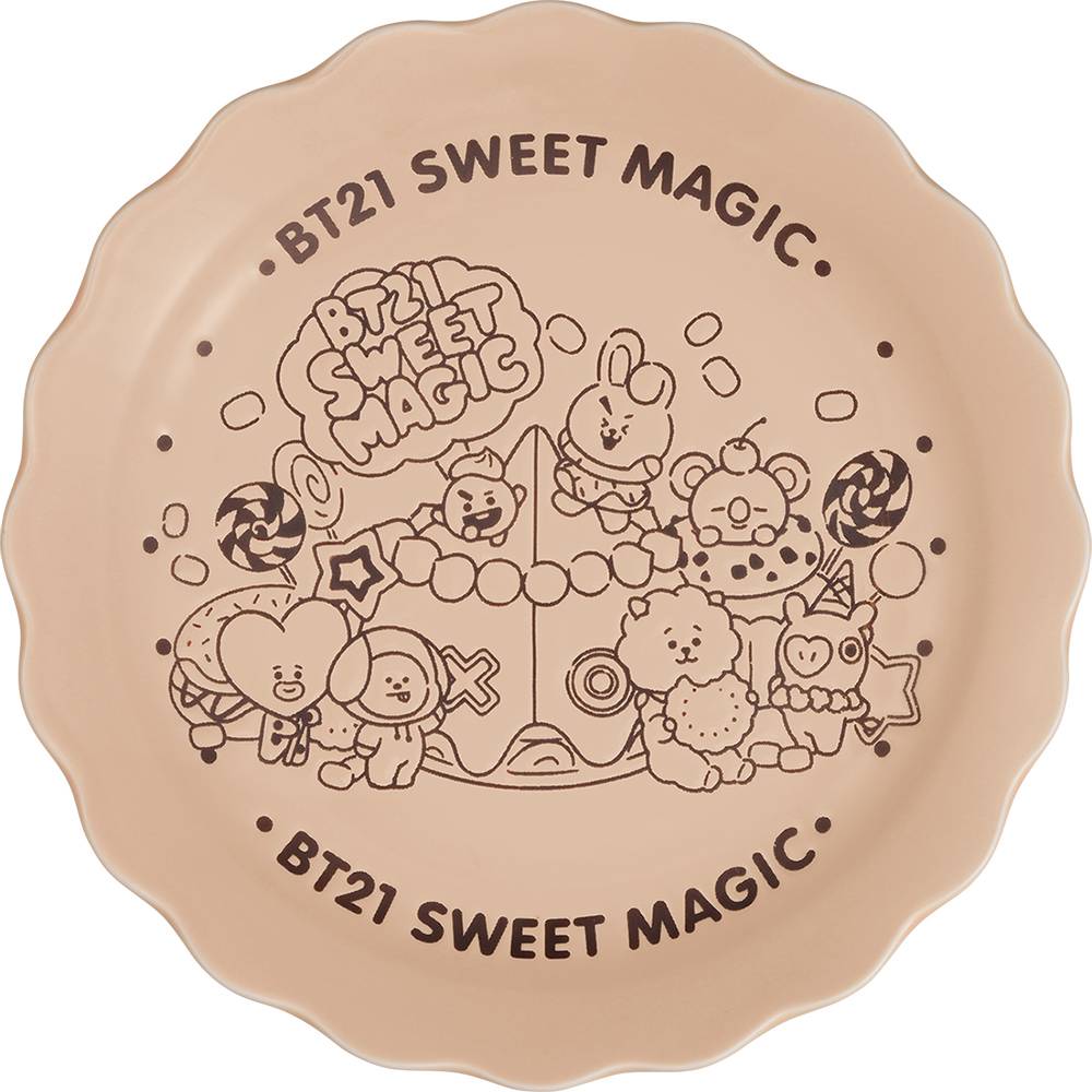 BT21(BTS)一番くじ第6弾SWEET MAGIC【2022年2月】 I賞：おおきなビスケットプレート