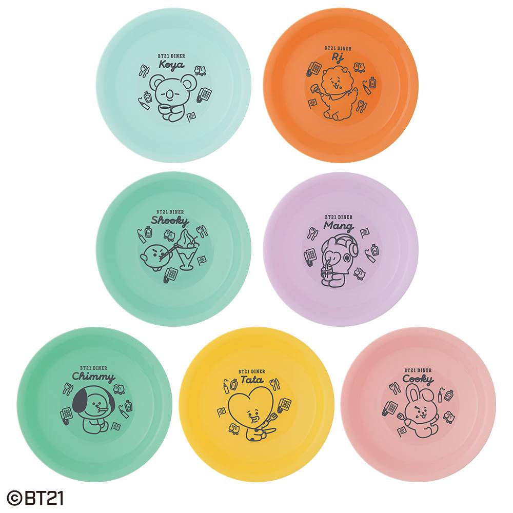 BT21(BTS)一番くじ第7弾Diner【2022年8月】 K賞：カラフルプレート
