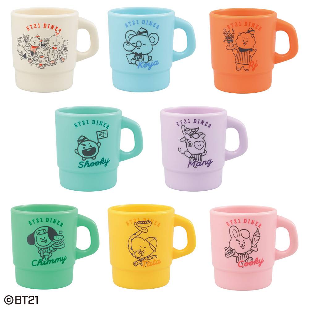 BT21(BTS)一番くじ第7弾Diner【2022年8月】 J賞：スタッキングマグカップ