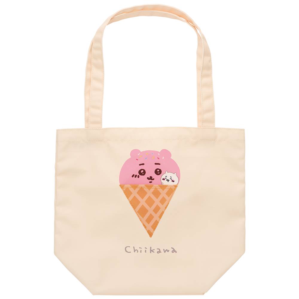 ちいかわ一番くじ第二弾SWEETS SHOP【2022年8月】 D賞：ポケット付きトートバッグ