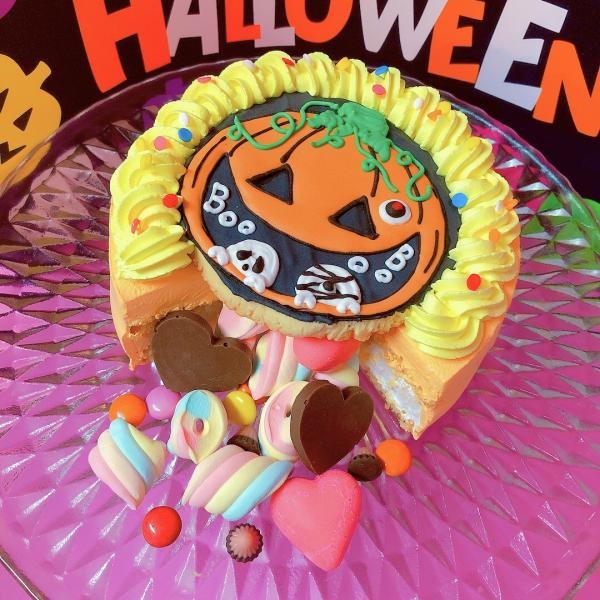 かぼちゃギミックケーキ