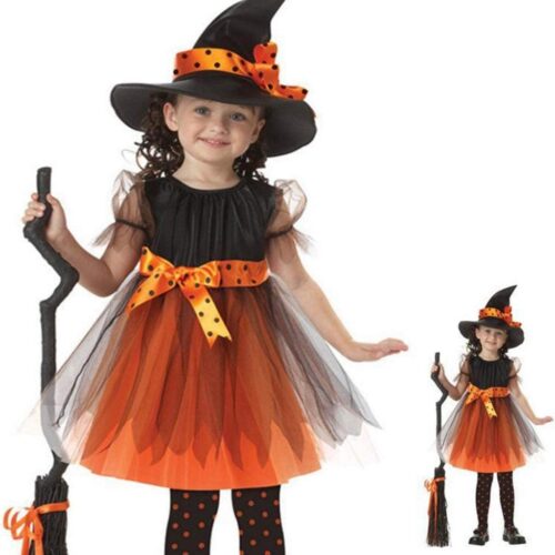 今年のハロウィンで流行り【2022年】になる子供用(女の子)コスプレ衣装(プリンセスドレス ハロウィン)
