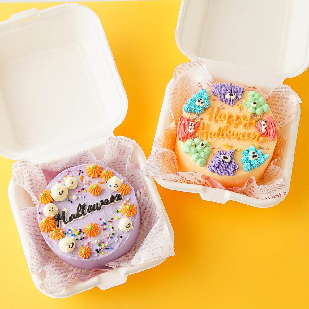 ハロウィンランチボックスケーキ