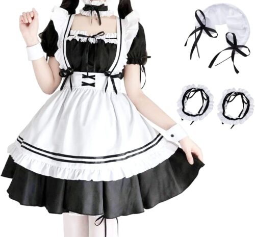 今年のハロウィンで流行り【2022年】になる女性用コスプレ衣装(メイド 服 ゴスロリ)