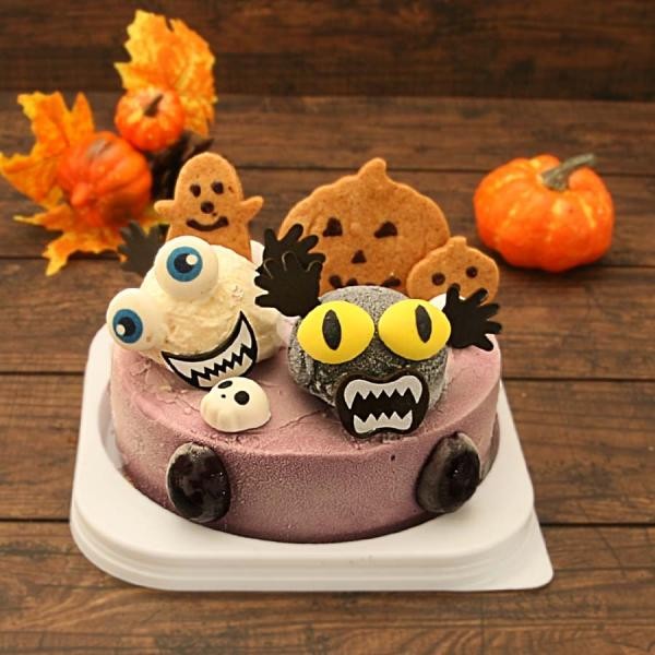 ハロウィンぶどうのモンスターアイスケーキ 5号【ハロウィン2022】