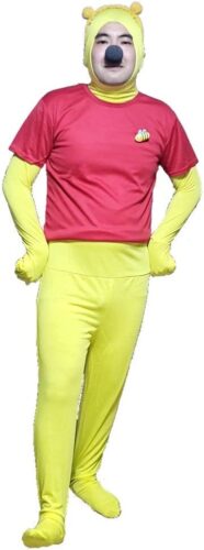 今年のハロウィンで流行り【2022年】になる男性用コスプレ衣装(プーさん)