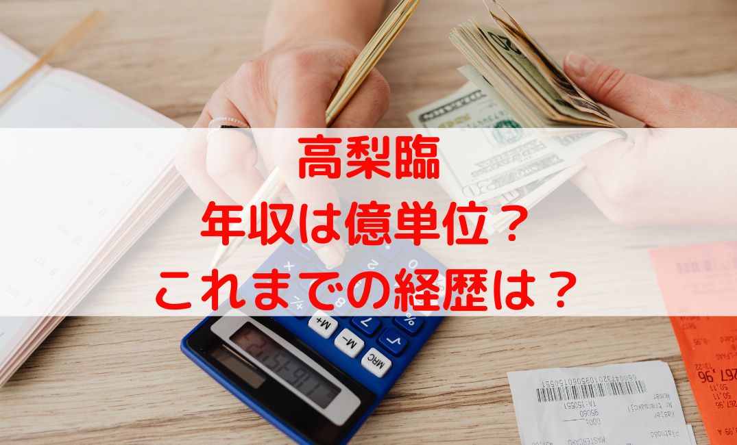 高梨臨の年収は億単位？これまでの経歴についてもご紹介！